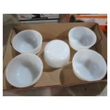 ANCHOR HOCKING MILKGLASS CUSTARD DISHES