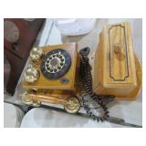MUSEUM  THOMAS WALL TELEPHONE W/ PULL OUT DWR
