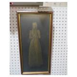 UNIQUE FRAMED  WOMENS PICTURE