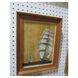 FRAMED SHIP PRINT