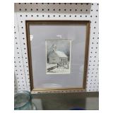FRAMED CADES COVE CHURCH PRINT