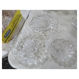 3 PC FOSTORIA AMERICAN CUBIST PLATES & BOWL