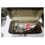 METAL TOOL BOX W/ CONTENTS
