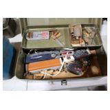 METAL TOOL BOX W/ CONTENTS