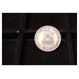 1936 GBR ONE SHILLING 50% SILVER
