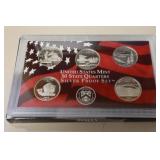 2005 US MINT 50 STATE QUARTER SILVER PROOF SET 90%