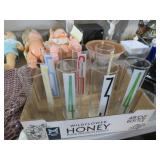 LIBBEY MID CENTURY TOM COLLINS HIGHBALL GLASSES