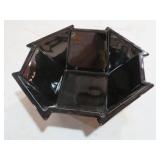 MID CENTURY FOSTORIA BLACK BOWL