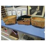 COLL. NICE WOVEN DECORATIVE BASKETS