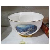 THOMAS KINKADE SLEIGH RIDE BOWL