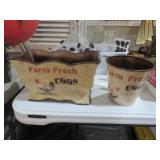 FRAM FRESH METAL BUCKET & CONTAINER