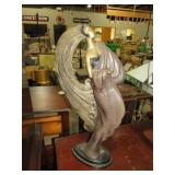 AUSTIN CLERC SIGNED ART NOUVEAU FIGURAL STATUE