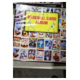 HUGE BINDER FULL OF VINTAGE BALL CARDS