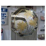 MID CENTURY STYLE WALL MIRROR