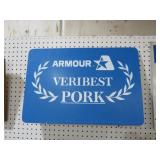 ARMOUR VERIBEST PORK ADV. SIGN