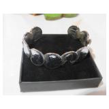 SILVER PENNY BANGLE BRACELET