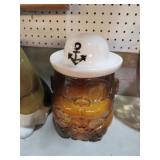 CERAMIC MONKEY COOKIE JAR