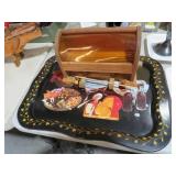 COKE TRAY & STRAW DISPENCER