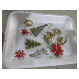 COLL. VTG BROOCHES & EARRINGS