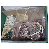 COLL. ESTATE NECKLACES , BROOCHES & MISC
