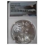 2015 1 OZ .999 SILVER EAGLE GRADED MS69