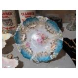 HAND PAINTED SHALLOW BOWL