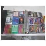 117 NASCAR CARDS W/ BINDER