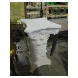 HEAVY RESIN ORNATE COLUMN PLANTSTAND