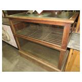 EARLY OAK & GLASS COUNTRY STORE SHOWCASE