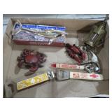 CAST IRON BRASS, MISC VTG BOTTLE OPENERS