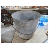 3 GAL GALVINIZED PAIL/BUCKET W/ HANDLE