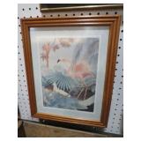 FRAMED FLAMINGO PRINT