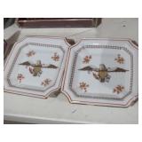 PAIR OF VTG EAGLE PLATES