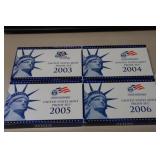 2003-2006 US MINT PROOF SETS