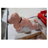 CERAMIC HOUND DOG