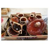 COLL. HULL MCCOY BROWN DRIP DINNERWARE