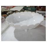 INDIANA MILKGLASS FRUIT BOWL