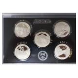 2011 US MINT 50 STATE QUARTER SILVER PROOF SET 90%