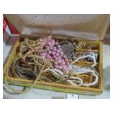 VTG ESTATE JEWELRY COLLECTION W/ JEWELRY BOX