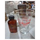 KMART GLASS & AMBER HI FLEX BOTTLE