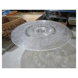 VTG DUNCAN & MILLER FOOTED CAKE STAND