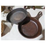 LODGE & OTHER CAST IRON SKILLET