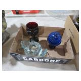 COLL. ART GLASS BIRDS & CORDIAL