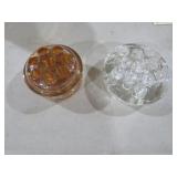 MARIGOLD&CLEAR MARIGOLD FLOWER FROGS
