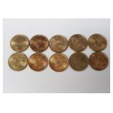 (10) SACAGAWEA DOLLARS