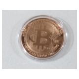 1OZ. 999 COPPER BIT COIN