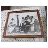 FRAMED BLACK AMERICANA  PICTURE