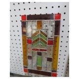 UNIQUE LEADED GLASS WINDOW
