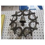 10" CAST IRON HORSESHOE BELL