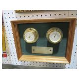 BRASS NAUTICAL BAROMETER